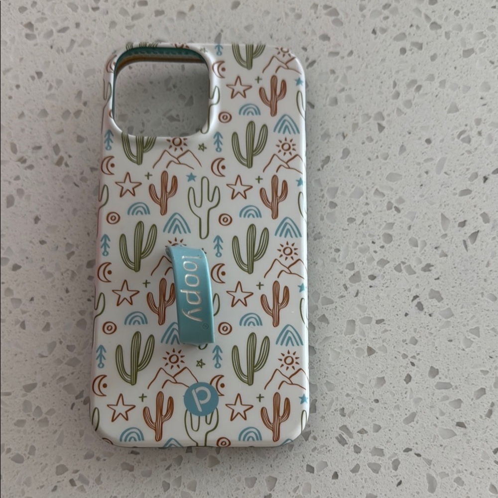 Cactus Pattern Phone Case - Multicolor